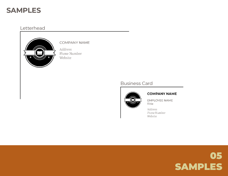 InDesign style guide template samples