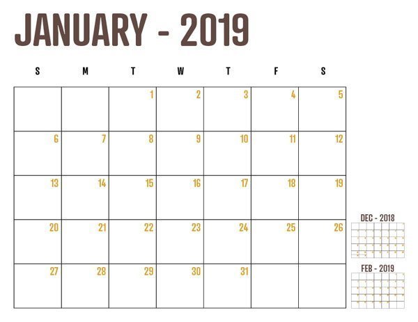 17.2template-calendar-2 InDesign calendar template write on wall style