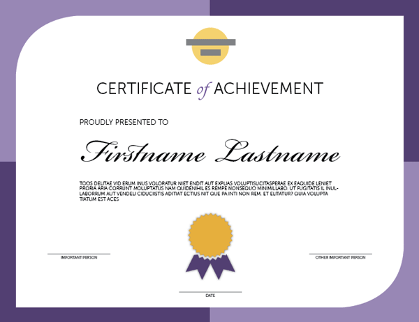 20.2certificate3 InDesign certificate of achievement template alternate