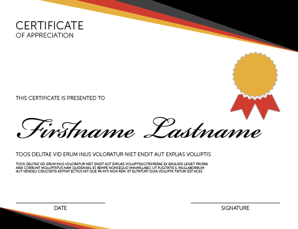 20.4certificate1 InDesign certificate of appreciation template