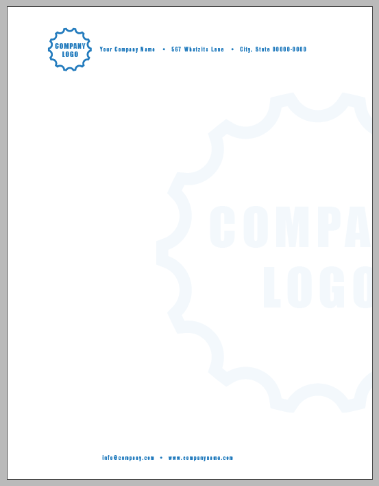 38.3template-business-stationery-3 InDesign business stationery template letterhead
