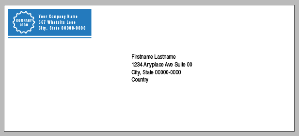 38.4template-business-stationery-7 InDesign business stationery template envelope