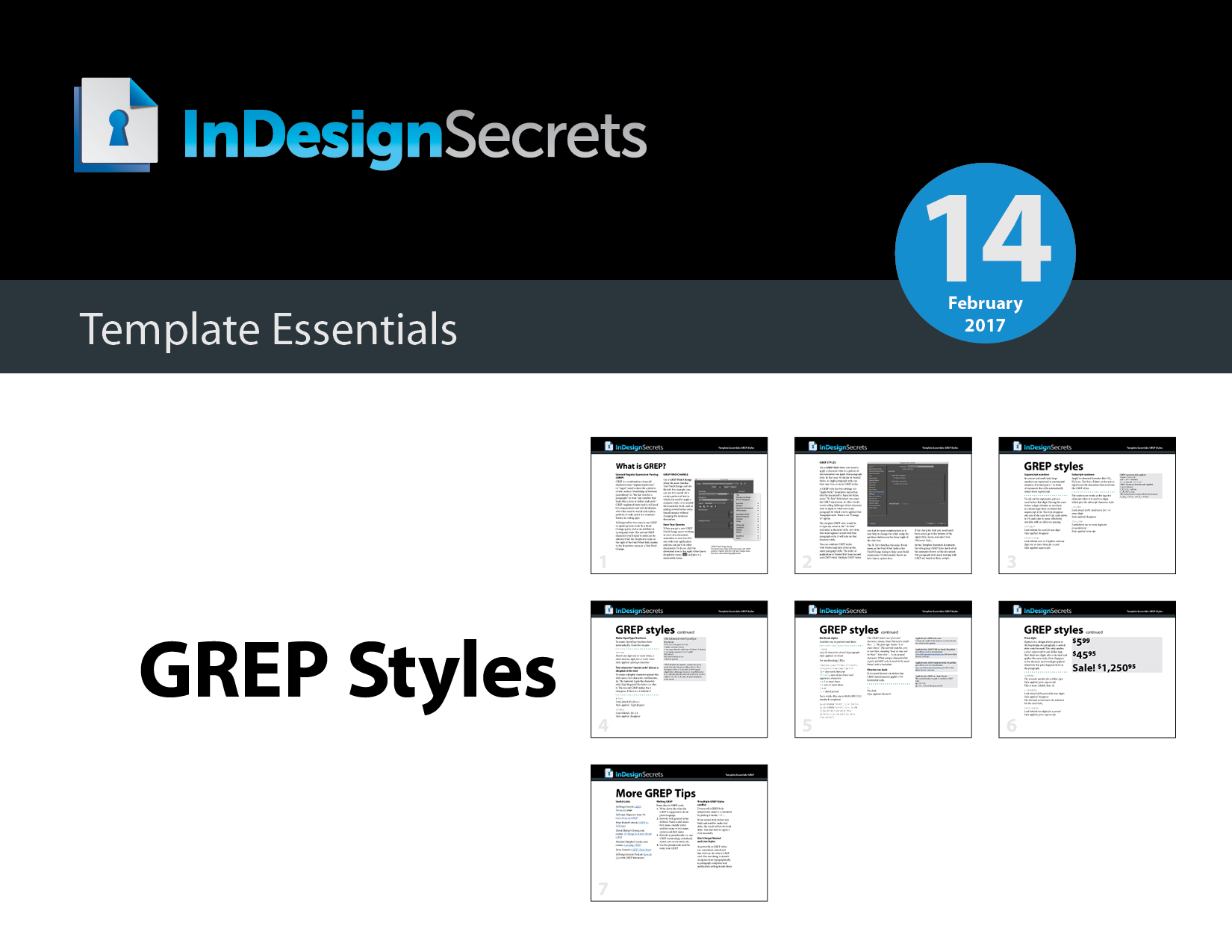 41.1InDesignEssentials_GREP_Styles InDesign grep styles instructions