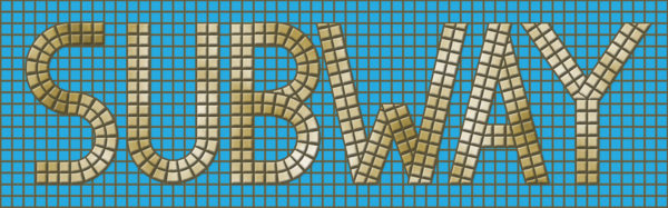 Tile artwork with Bevel effect applied