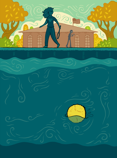 Artwork in Photoshop with color added