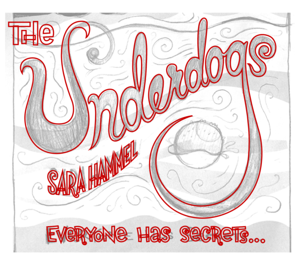 Vector images tracing hand lettering on pencil art