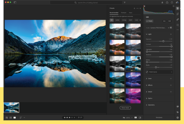 Ten variants show thumbnails of the image with different color settings.