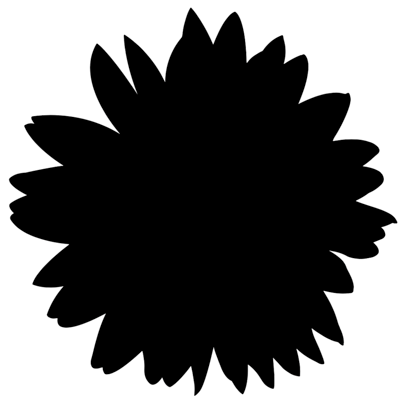 Silhouette of image in Figure 6.