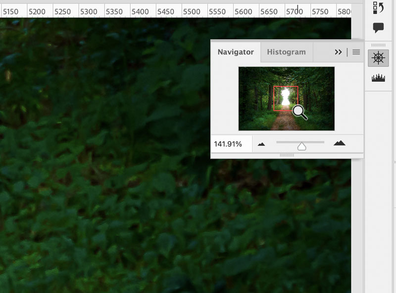 Photoshop Navigator panel
