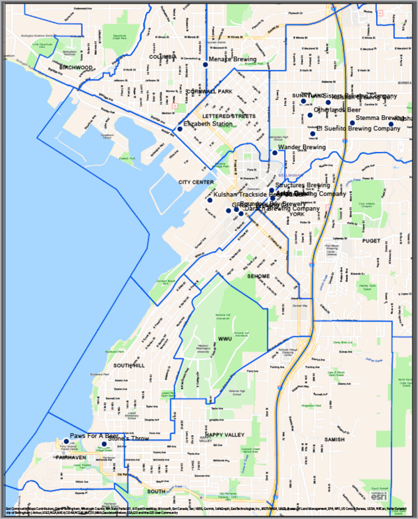 Screen shot of Illustrator file of map