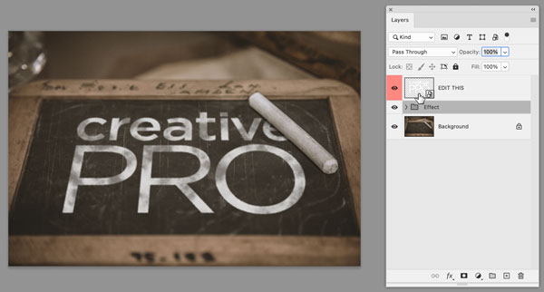 Photoshop smart object layer