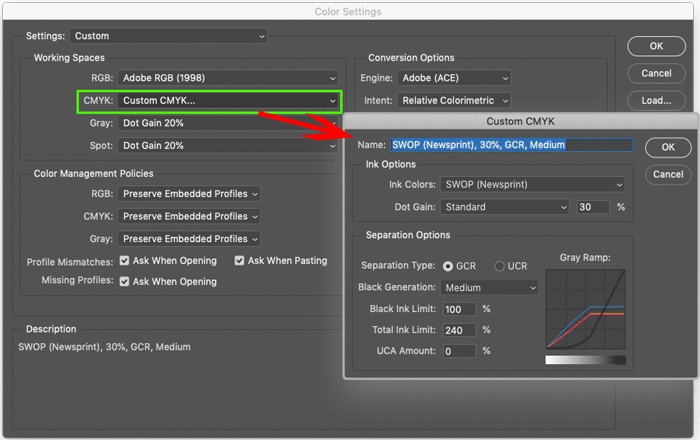Create custom setting