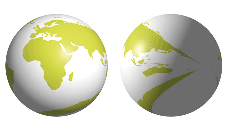 Illustrator26 4 10 globe mapping