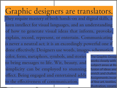 text highlighting in MadeToTag showing which tags are applied to content
