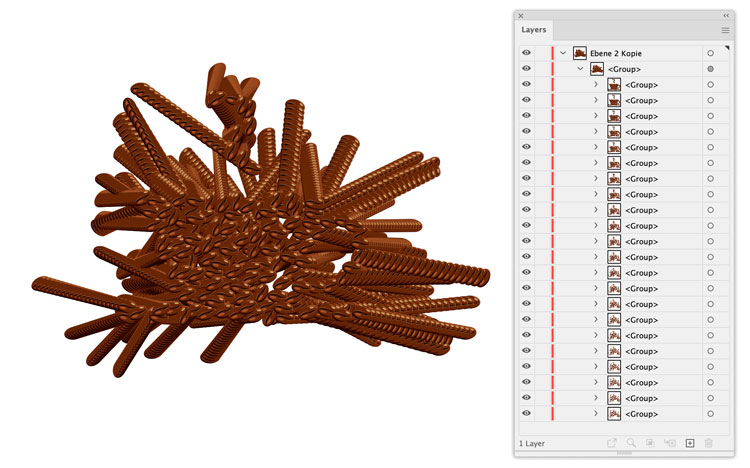 After choosing Release to Layers (Sequence) and moving the sublayers out of their&nbsp;main layer