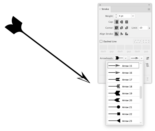 Arrows illustrator