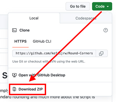 Github download ZIP