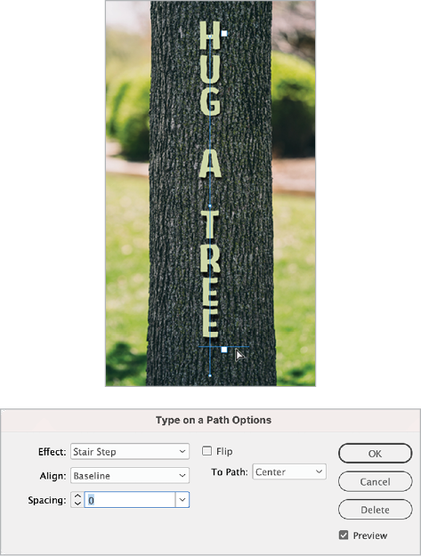 Vertical text in InDesign