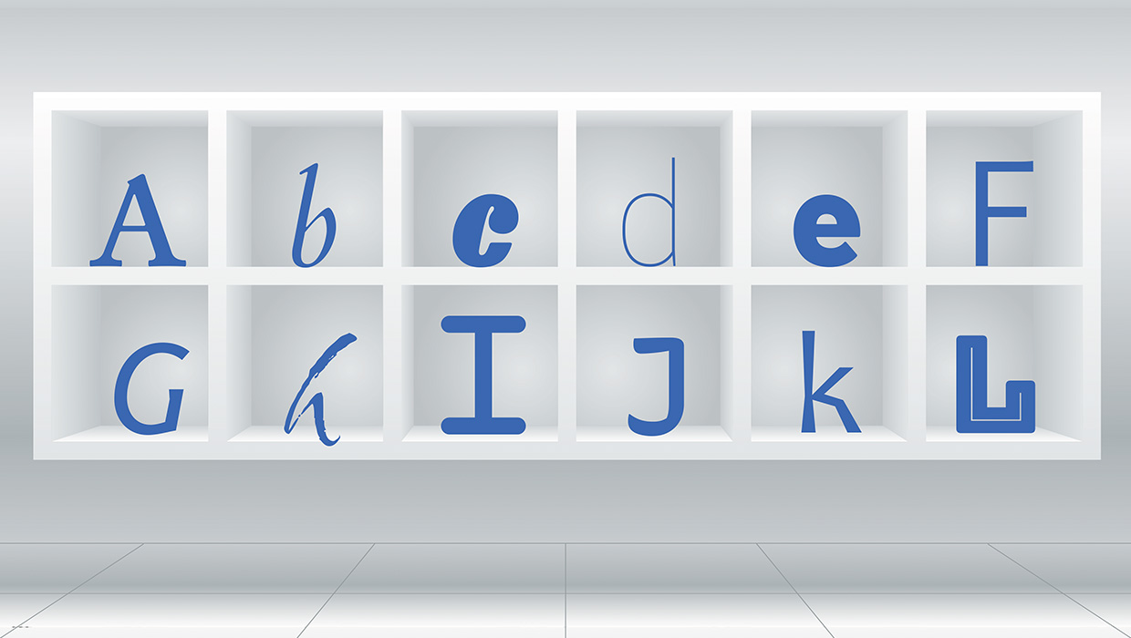 CreativePro font collection, Vol.1