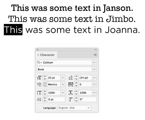 the result of running the font substitution script, all missing fonts are replaced
