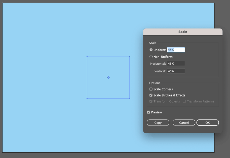 Adobe Illustrator file with symbol instance that has disappeared