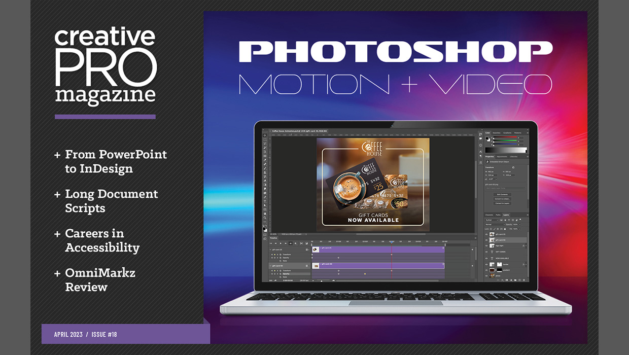 CreativePro Magazine issue 18 cover