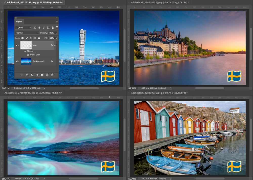 before running the Photoshop script Duplicate-to-All