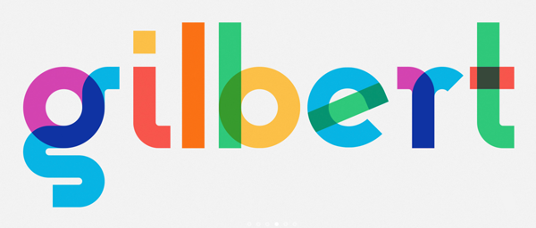 Gilbert OpenType-SVG color font