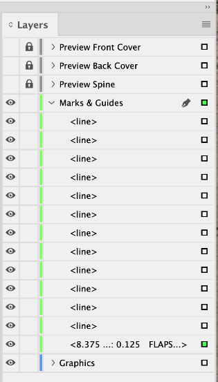 FIGURE 7. Make Book Jacket makes it painless to organize your cover content into the proper layers.