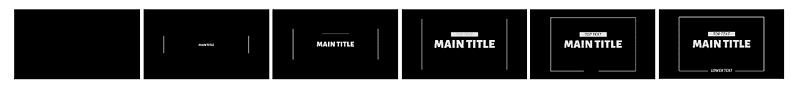 Figure 11. The default animation of the MOGRT shows when you play the video.