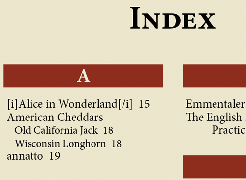 Book index in Adobe InDesign with a reference wrapped int custom tags to be replaced with italics using Find/Change