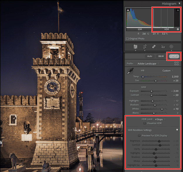 Figure 6. Point Color provides great flexibility for nuanced color adjustments.