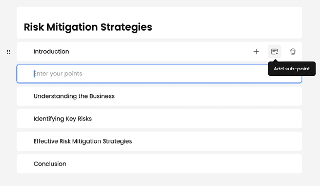 Figure 3. Presentations.ai allows you to add vetted content.