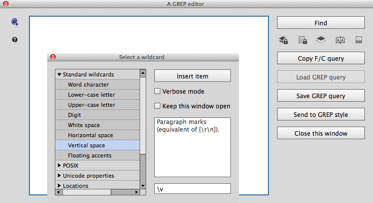 GREP Editor script