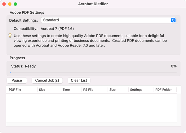 Acrobat Distiller