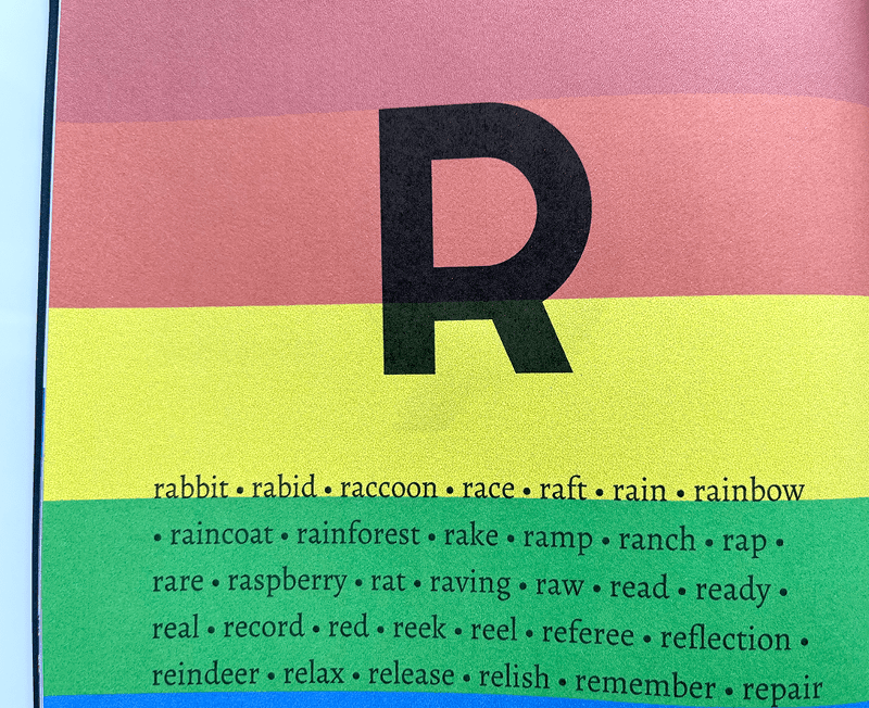 Figure 2. Blurb’s printing produced significant graininess that was especially noticeable with lighter colors.