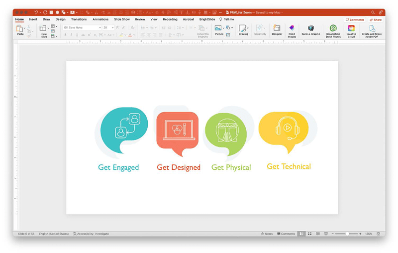 Figure 8. Place a single Slide Zoom onto a slide for a quick hyperlink to that slide should you need it.