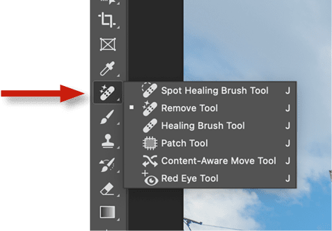 Figure 19. Select the Remove tool.