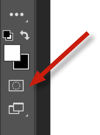 Figure 41. Select Quick Mask mode.