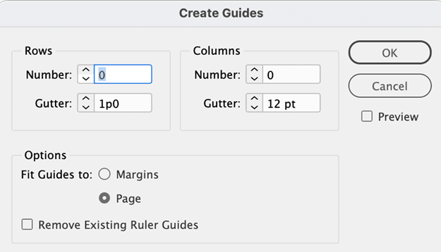Figure 6. The Create Guides command is so useful but unassuming. (You can admit that you forgot it was there.)