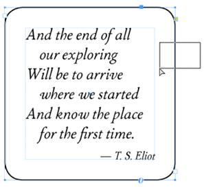 Figure 15. Dragging a selection marquee across a frame edge to select just that edge