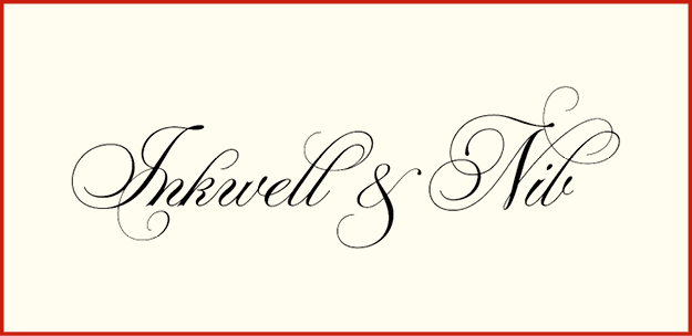 Figure 2. A calligraphy company may find an ornate logo, though technically not high in functionality, appeals to more of its target customers than a more legible option.