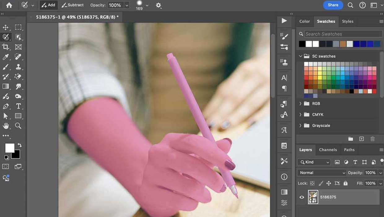 Photoshop Selection Brush