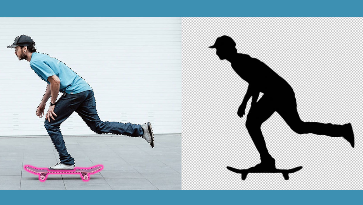 creating silhouettes in Photoshop