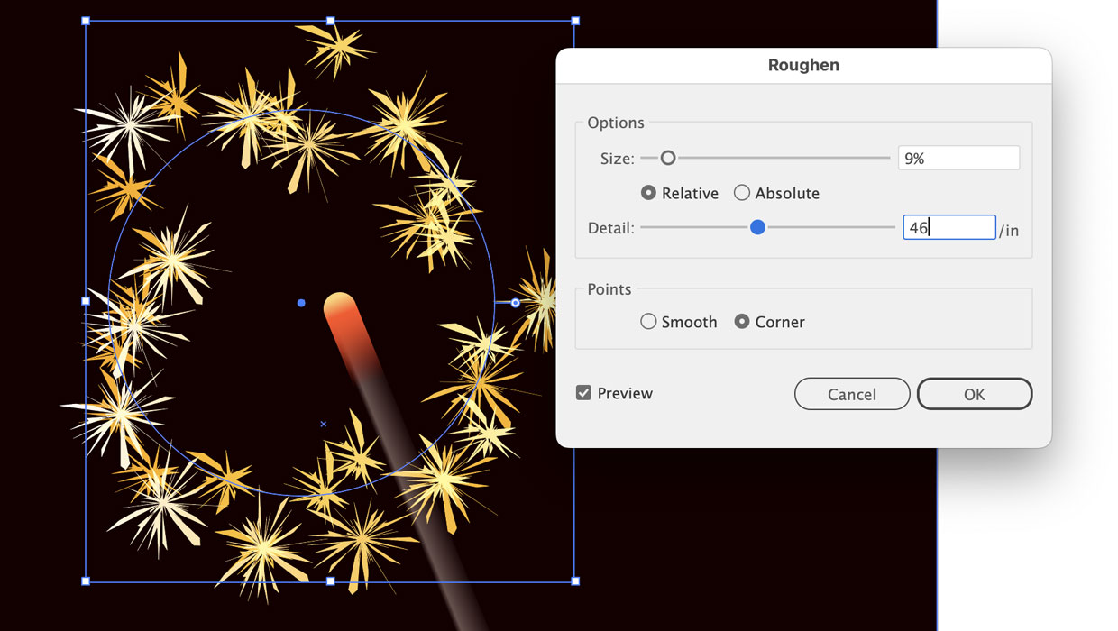 stacking Illustrator effects