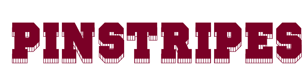 Text with pinstripe drop shadow
