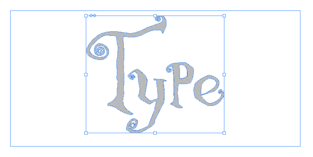 Selected patterned text