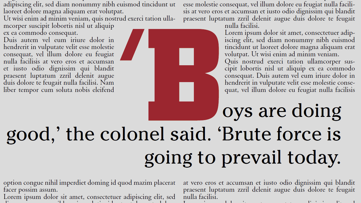 InDesign text wrap