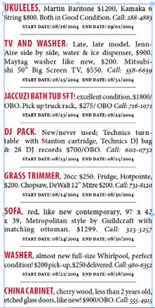 Ad design in progress with dates automatically formatted