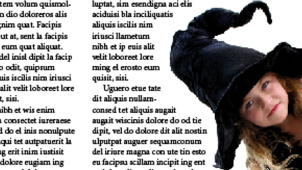 InDesign text wrap